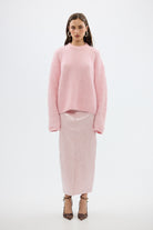 bubish Clara Knit Flamingo Pink ALPACA KNIT