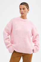 bubish Clara Knit Flamingo Pink ALPACA KNIT