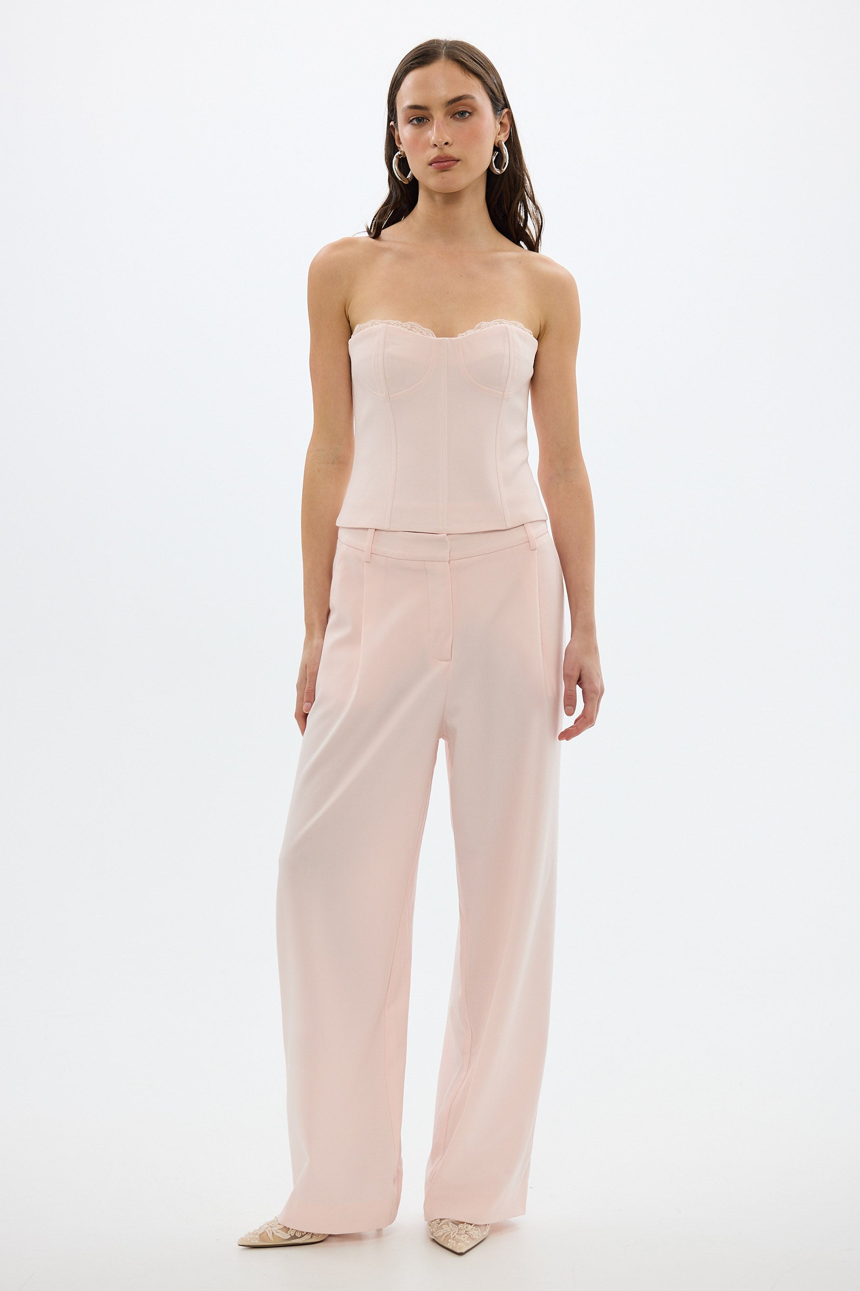 bubish Cleo Bustier Pale Pink PARTY TOP