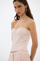 bubish Cleo Bustier Pale Pink PARTY TOP