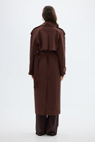 bubish Dillon Trench Coat Chocolate TRENCH COAT