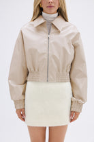 bubish Eliza Bomber Jacket Pearl Grey SKIRT