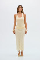 bubish Ellis Tank Pale Yellow TOPS