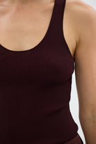 bubish Ellis Tank Top Chocolate KNIT TANK