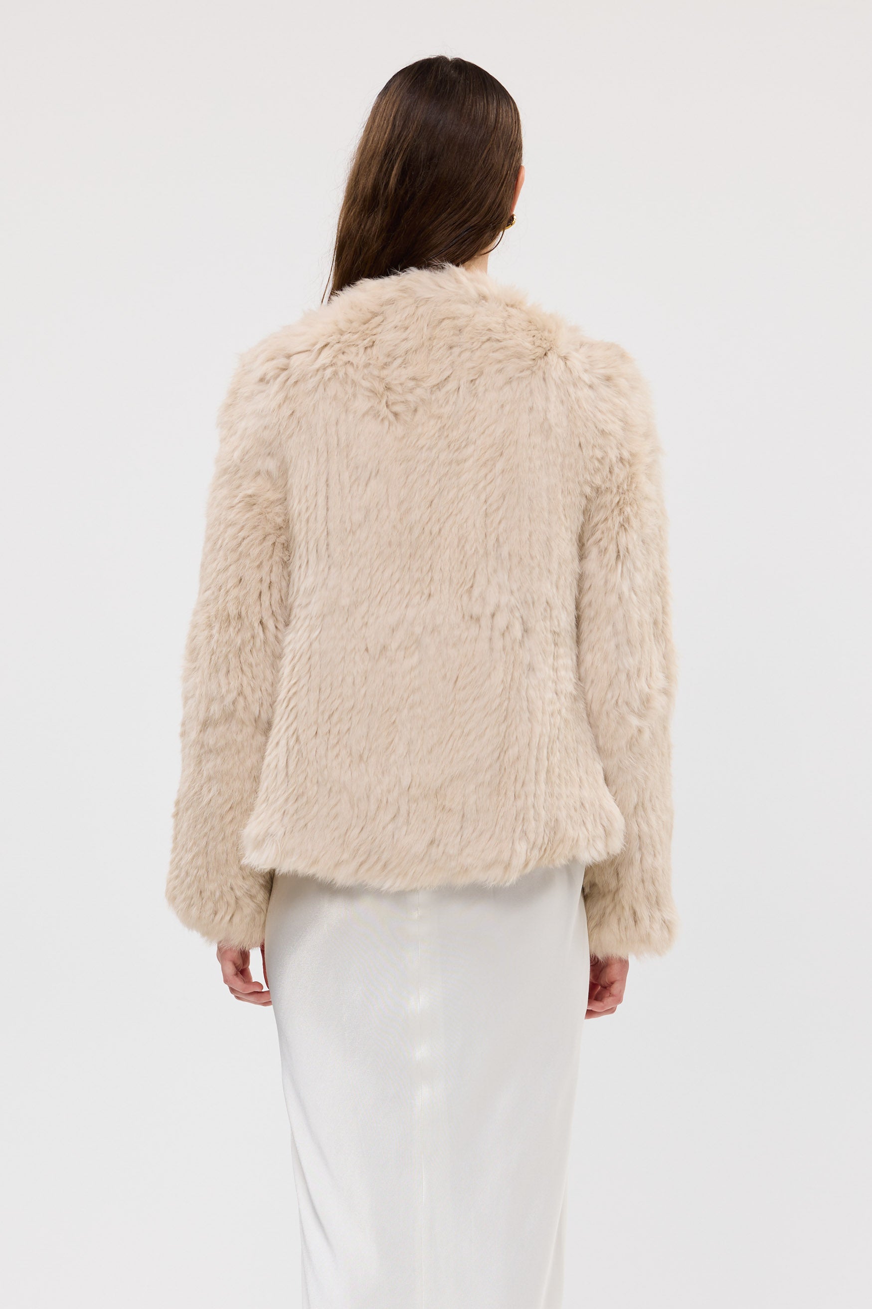bubish Emma Jacket Oatmeal FUR JACKET