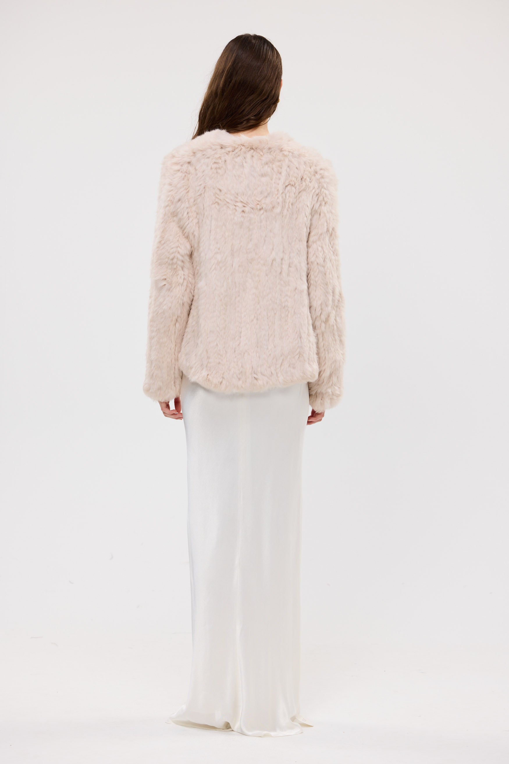 bubish Emma Jacket Stone FUR JACKET