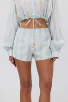 bubish Estelle Short Blue Stripe HOT SHORTS
