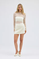 bubish Frankie Lace Top Ivory TOP