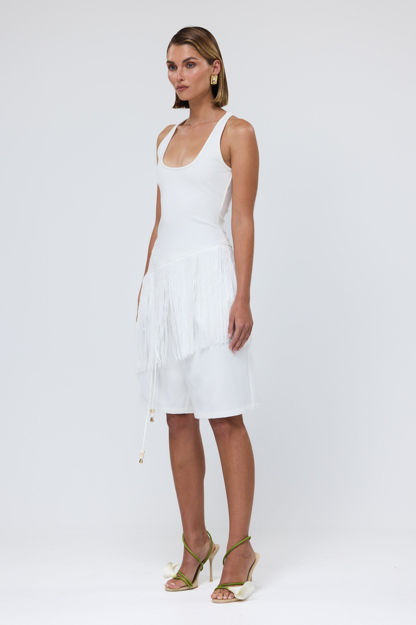 bubish Freya Bermuda Short White WHITE SHORTS