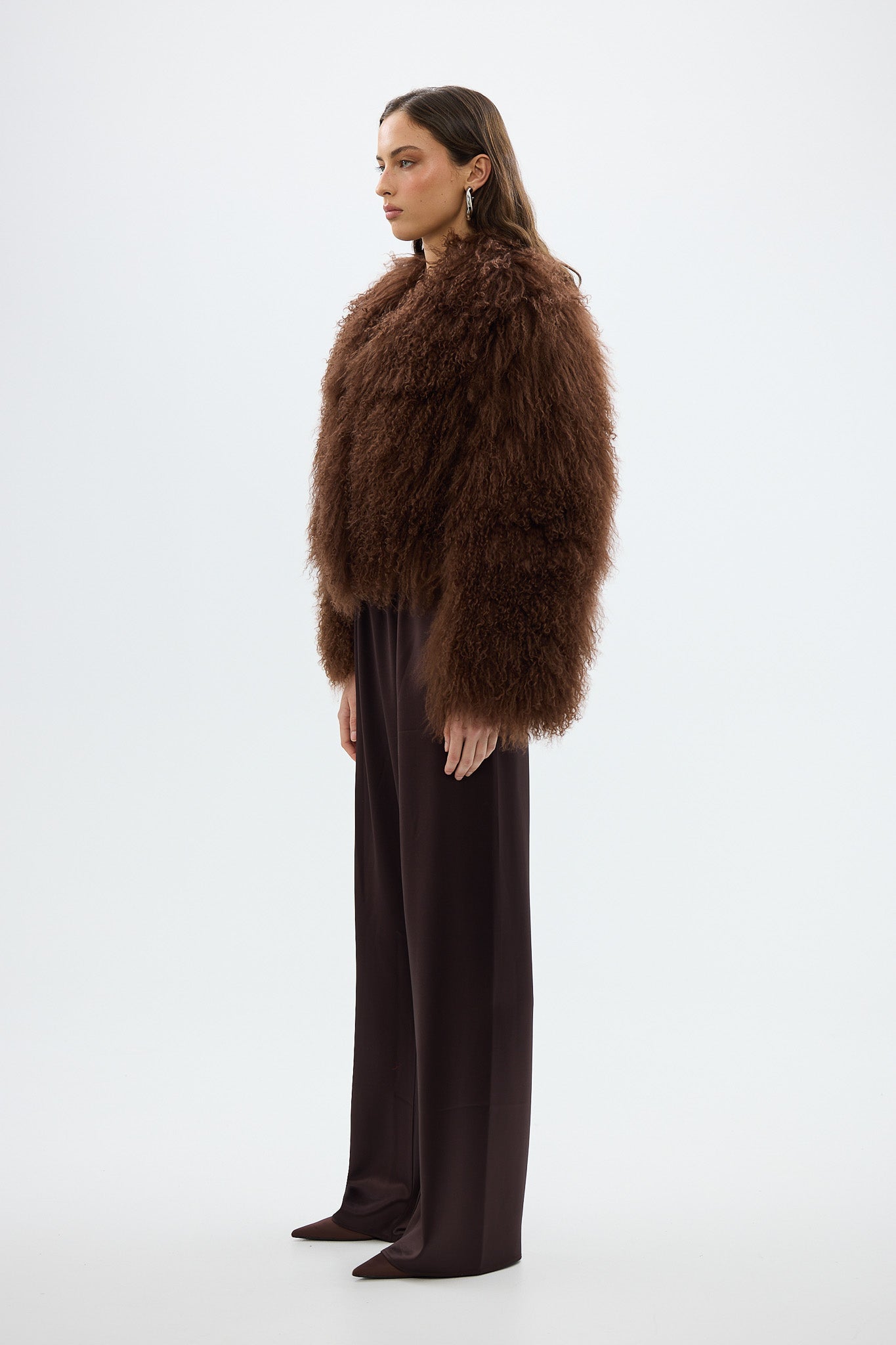 Georgina Jacket Chocolate FUR JACKET bubish