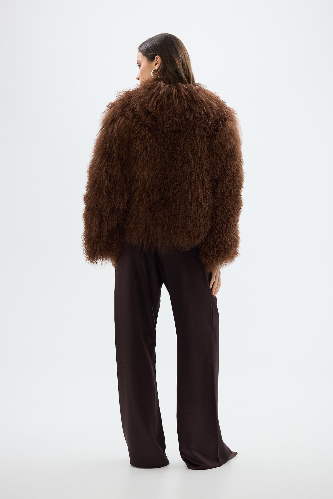 Georgina Jacket Chocolate FUR JACKET bubish