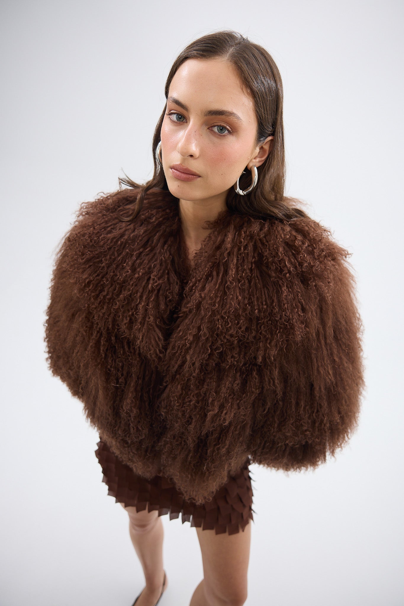 Georgina Jacket Chocolate FUR JACKET bubish