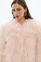 bubish Georgina Jacket Pale Pink FUR JACKET