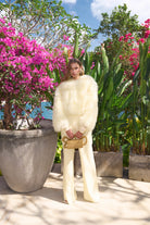 bubish Georgina Jacket Pale Yellow FUR JACKET