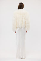 bubish Georgina Jacket - White WOOL SHEARLING JACKET