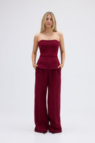 bubish Gracie Boucle Bodice - Cherry TOP