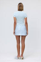 bubish Jules Mini Skirt Pale Blue
