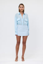 bubish Jules Mini Skirt Pale Blue