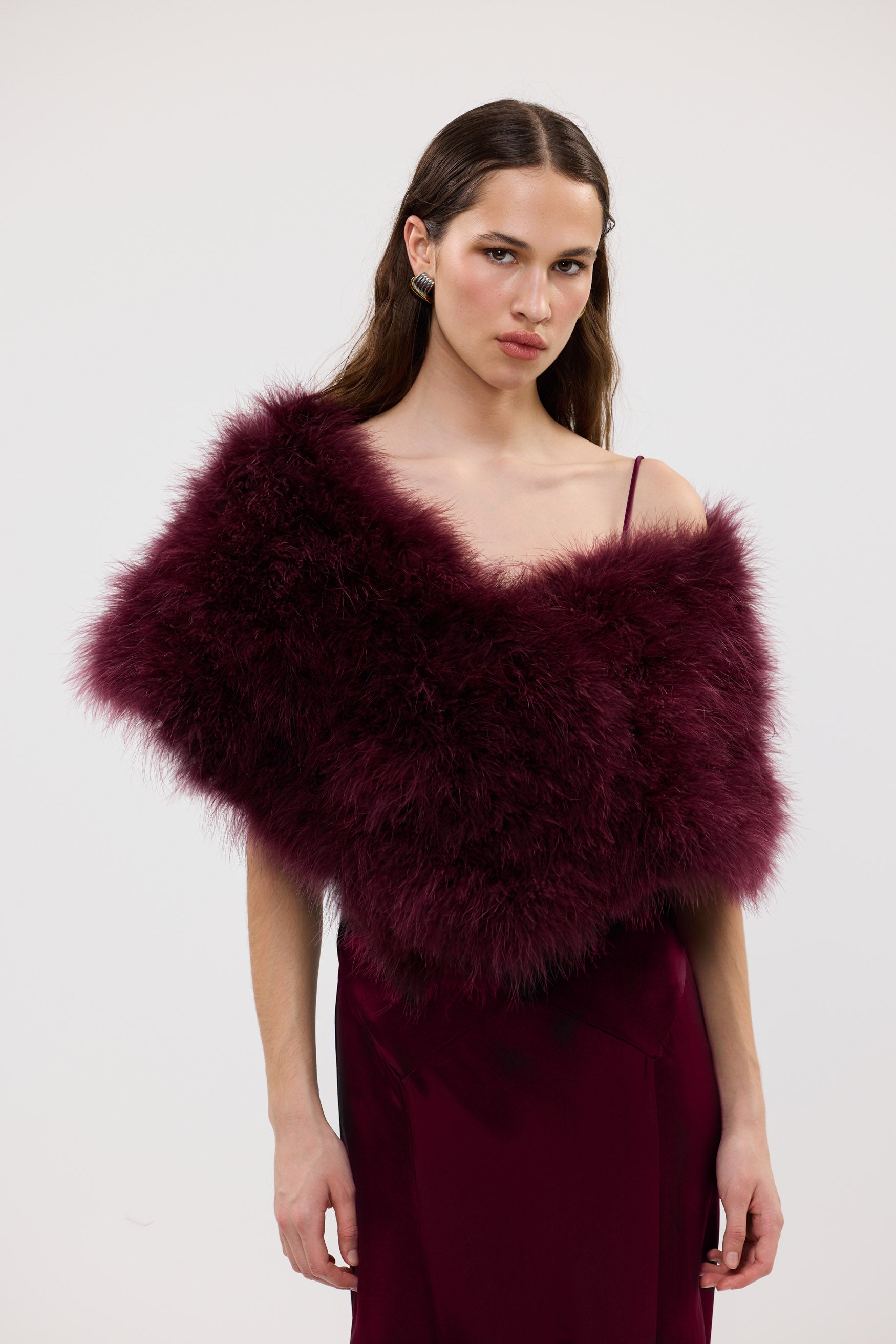 bubish Lottie Wrap Cherry FEATHER WRAP