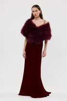 bubish Lottie Wrap Cherry FEATHER WRAP