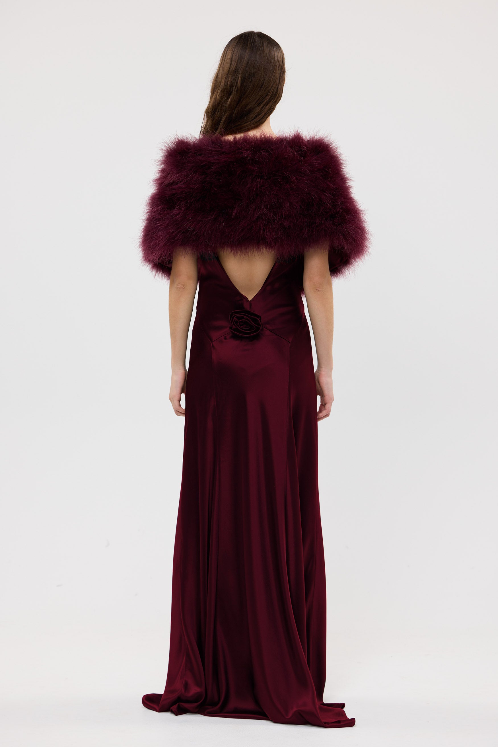 bubish Lottie Wrap Cherry FEATHER WRAP