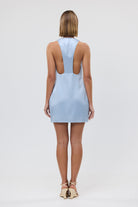 bubish Mabel Shell Mini Dress Pale Blue SUMMER MINI DRESS
