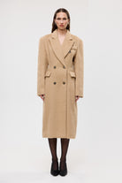 bubish Maddison Cinched Coat Caramel TAN COAT