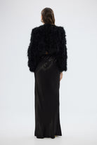 bubish Manhattan Crop Jacket Black FEATHER JACKET