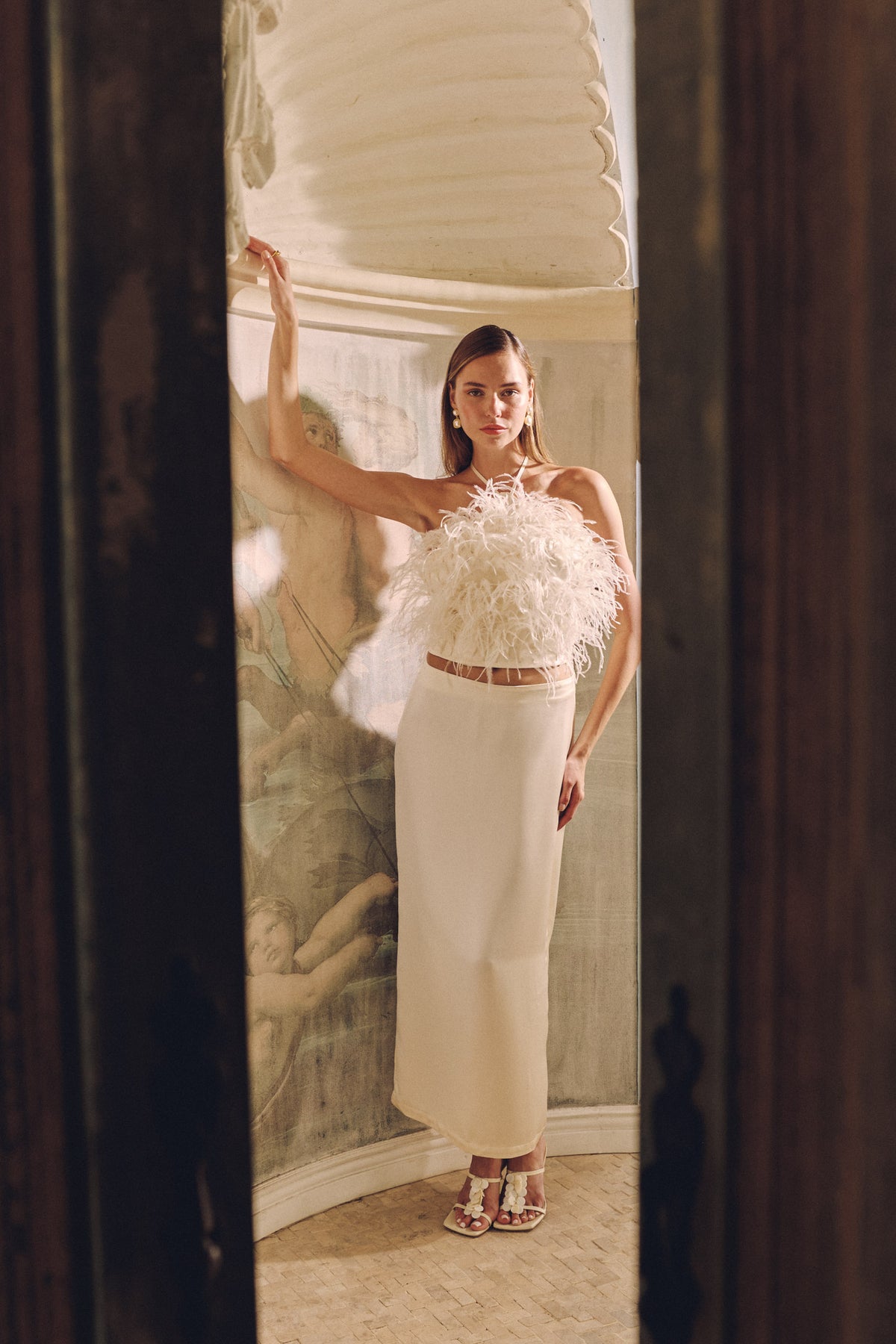 bubish Matilda Maxi Skirt Ivory MAXI SKIRT