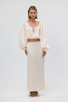 bubish Matilda Maxi Skirt Ivory MAXI SKIRT