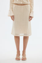 bubish Nadine Sequin Skirt Pale Pink PARTY SKIRT