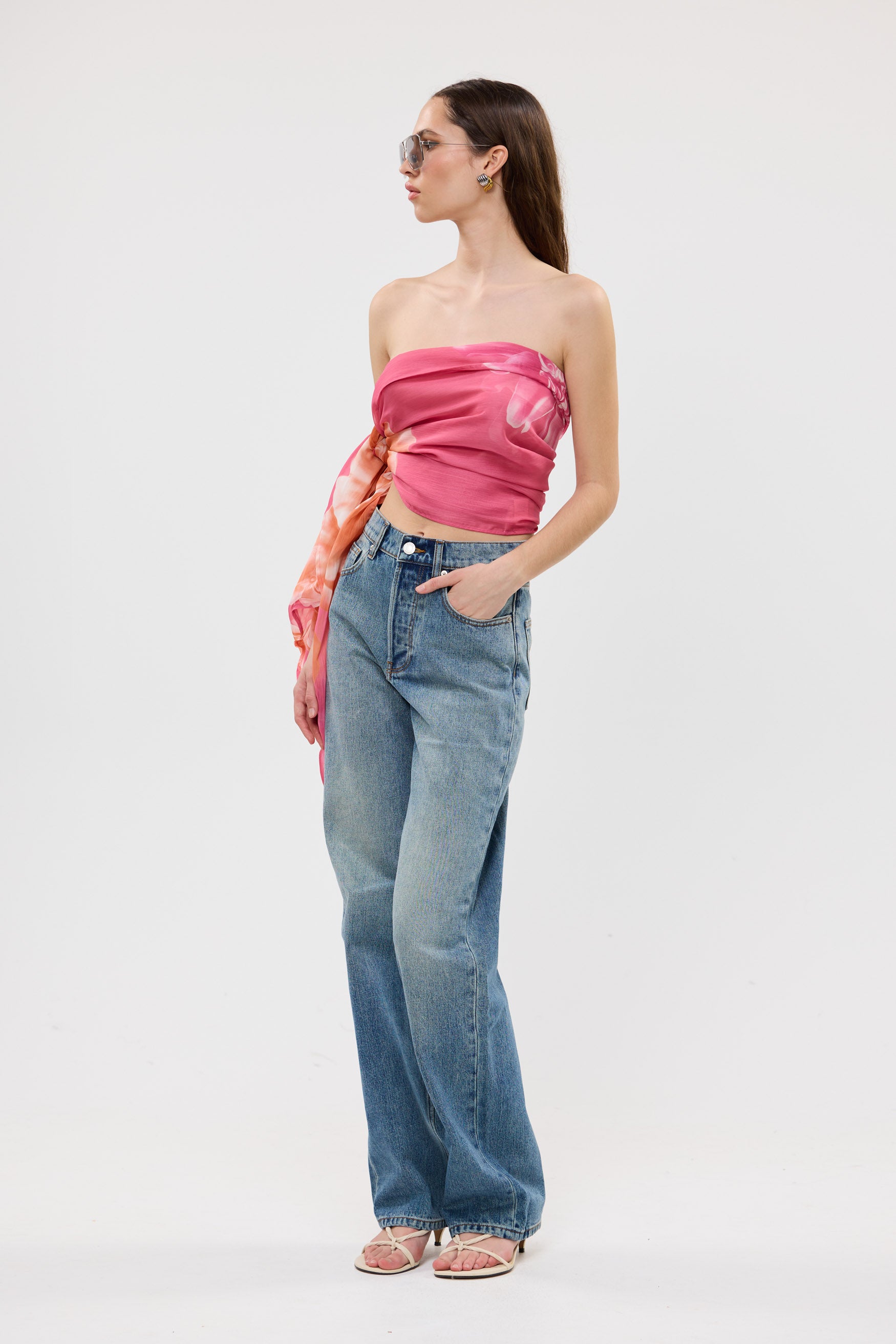 bubish Noa Scarf Top Floral SCARF TOP