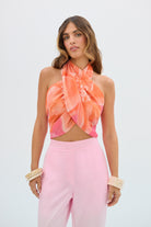 bubish Noa Scarf Top Floral SCARF TOP