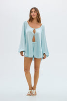 bubish Penelope Blouse Pastel Blue TOP