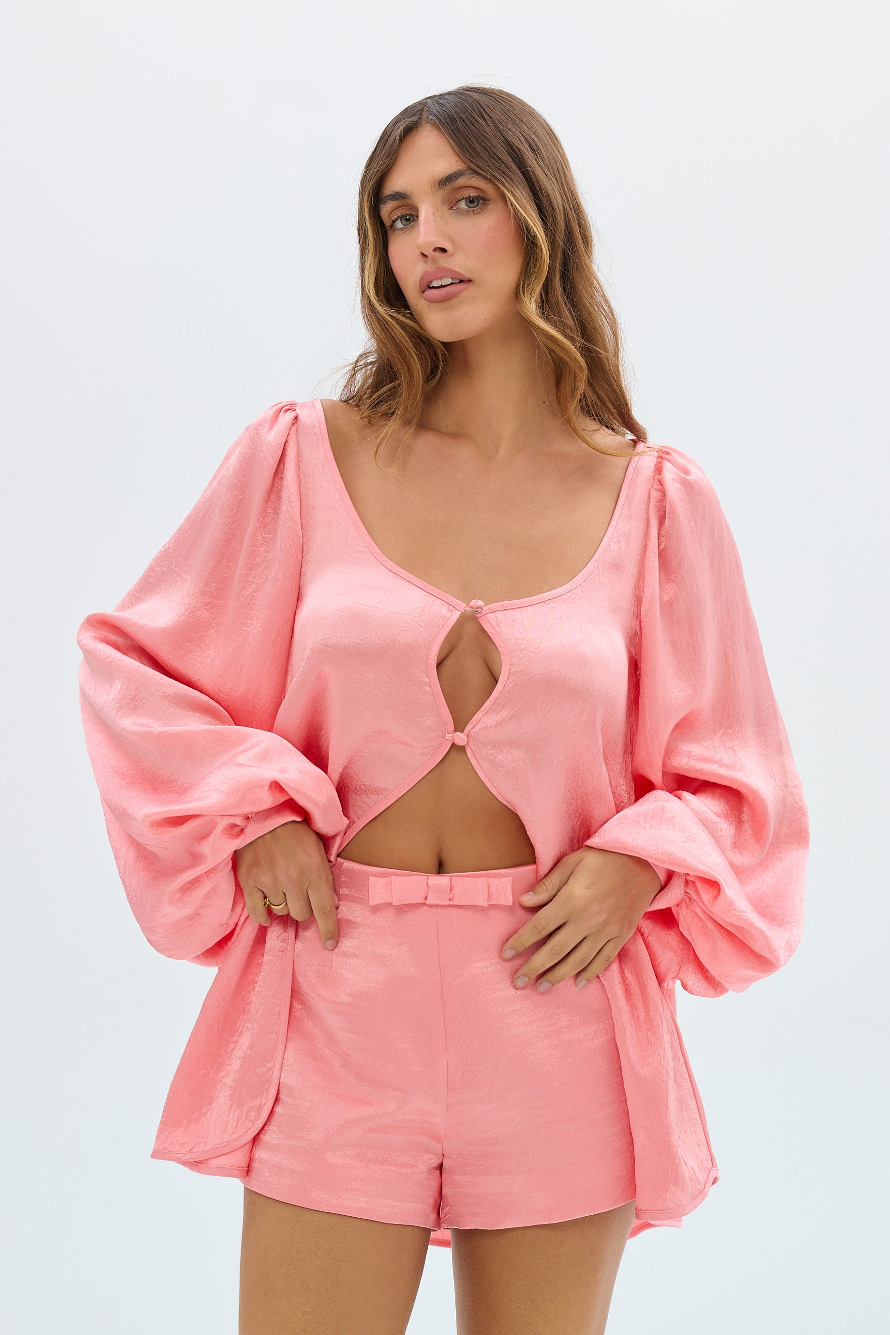 bubish Penelope Bow Hot Short Watermelon SHORTS