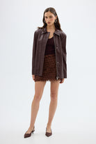 bubish Rikki Mini Skirt Chocolate MINI SKIRT