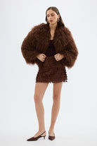 bubish Rikki Mini Skirt Chocolate MINI SKIRT