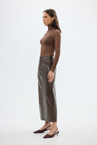 bubish Riley Sheer Long Sleeve Top Chocolate SHEER LONG SLEEVE TOP