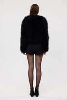 bubish Rome Crop Jacket Black FEATHER JACKET