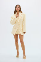 bubish Saskia Bow Hot Short Pale Yellow SHORTS