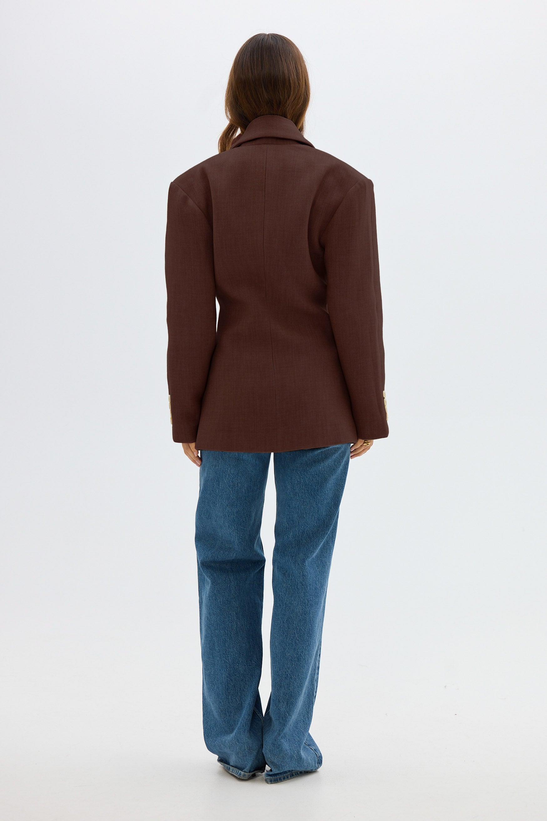 bubish Saskia Cinched Blazer - Chocolate BLAZER