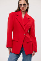 bubish Saskia Cinched Blazer Red BLAZER