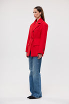 bubish Saskia Cinched Blazer Red BLAZER