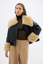 bubish Willow Jacket Black FAUX LEATHER JACKET