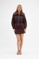 bubish Alma Wool Skirt Chocolate SKIRT