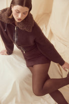bubish Alma Wool Skirt Chocolate SKIRT