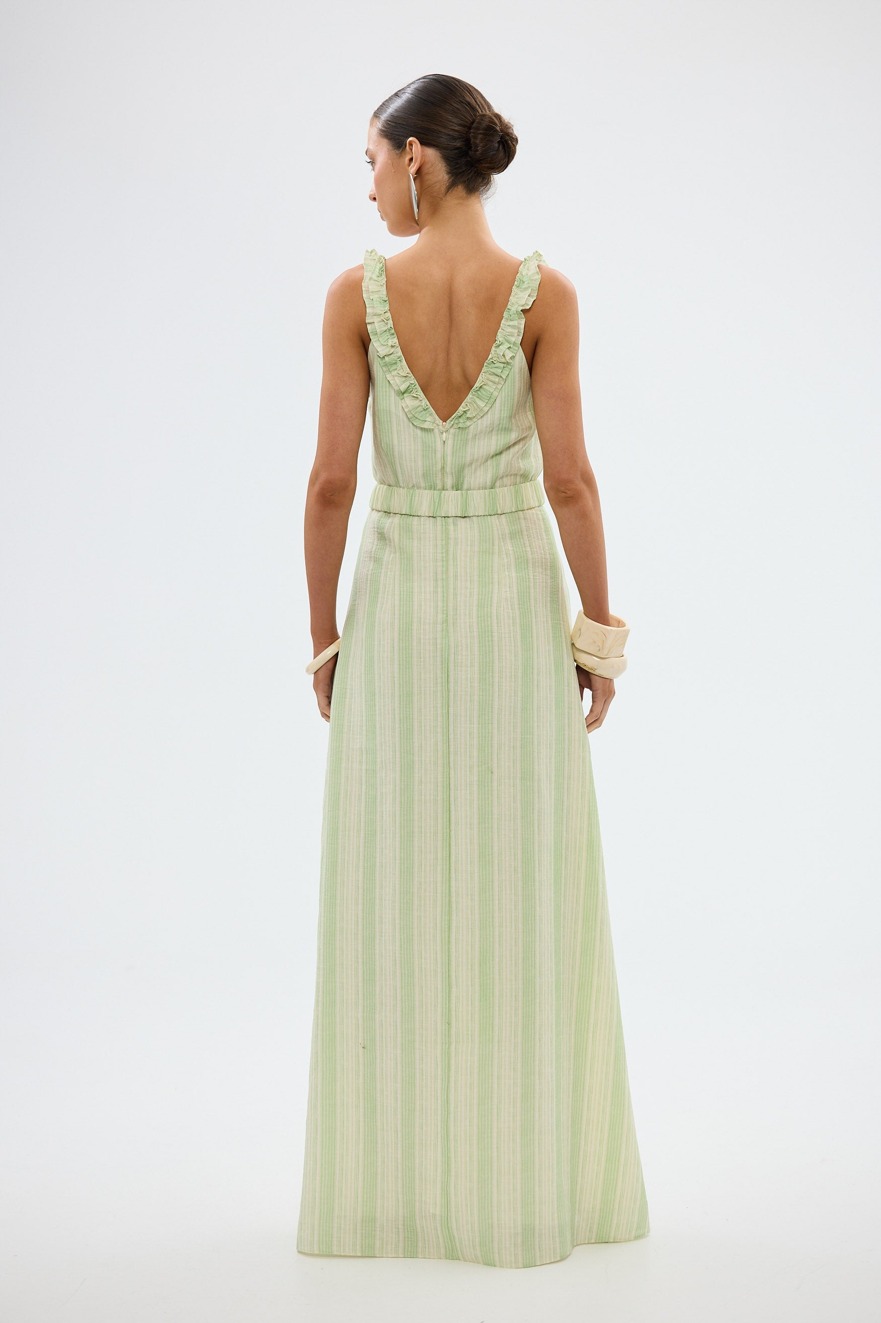 bubish Estelle Maxi Dress - Green Stripe MAXI DRESS