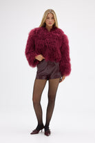 bubish Georgina Jacket Cherry FUR JACKET