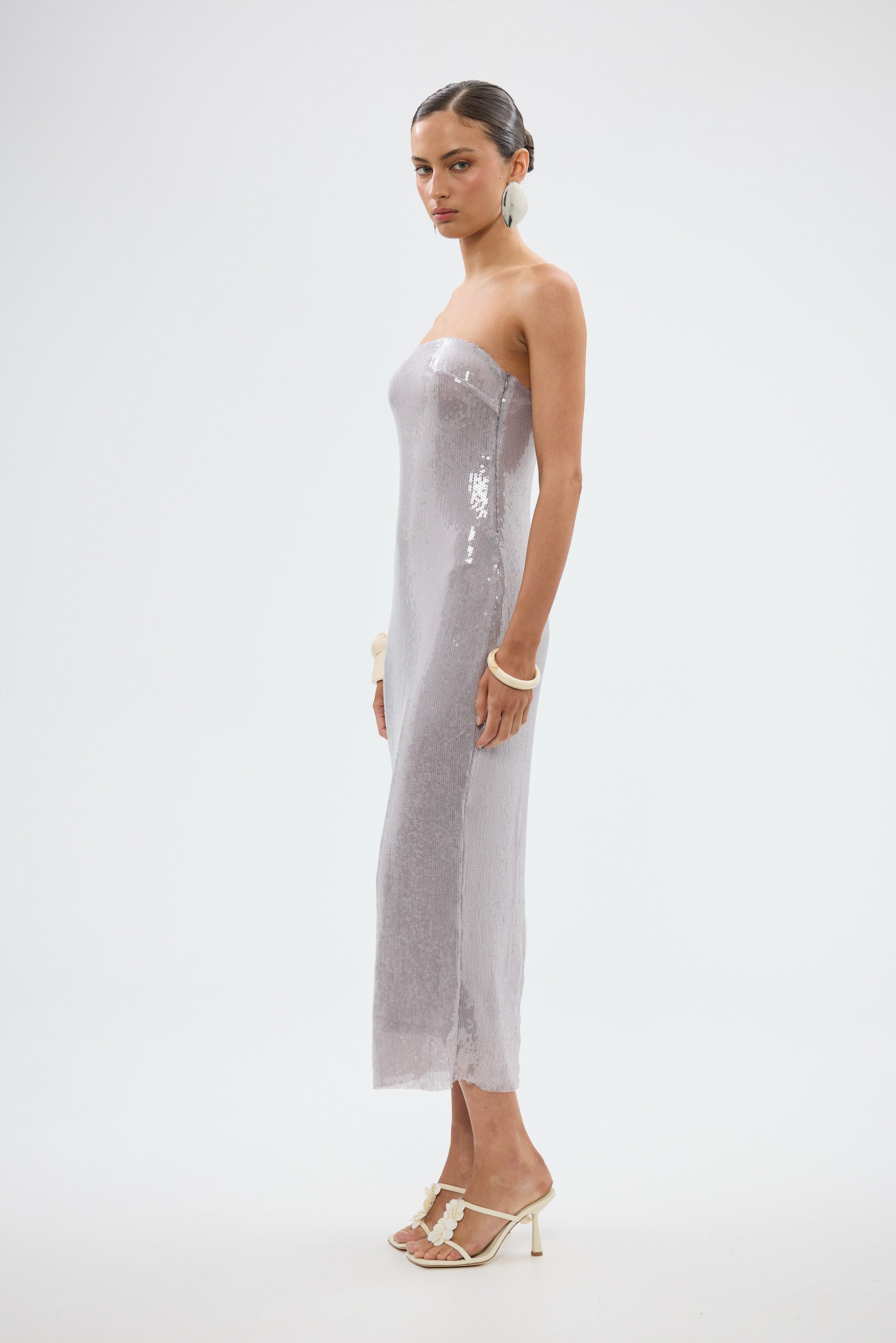bubish Indy Sequin Dress - Silver DRESSES