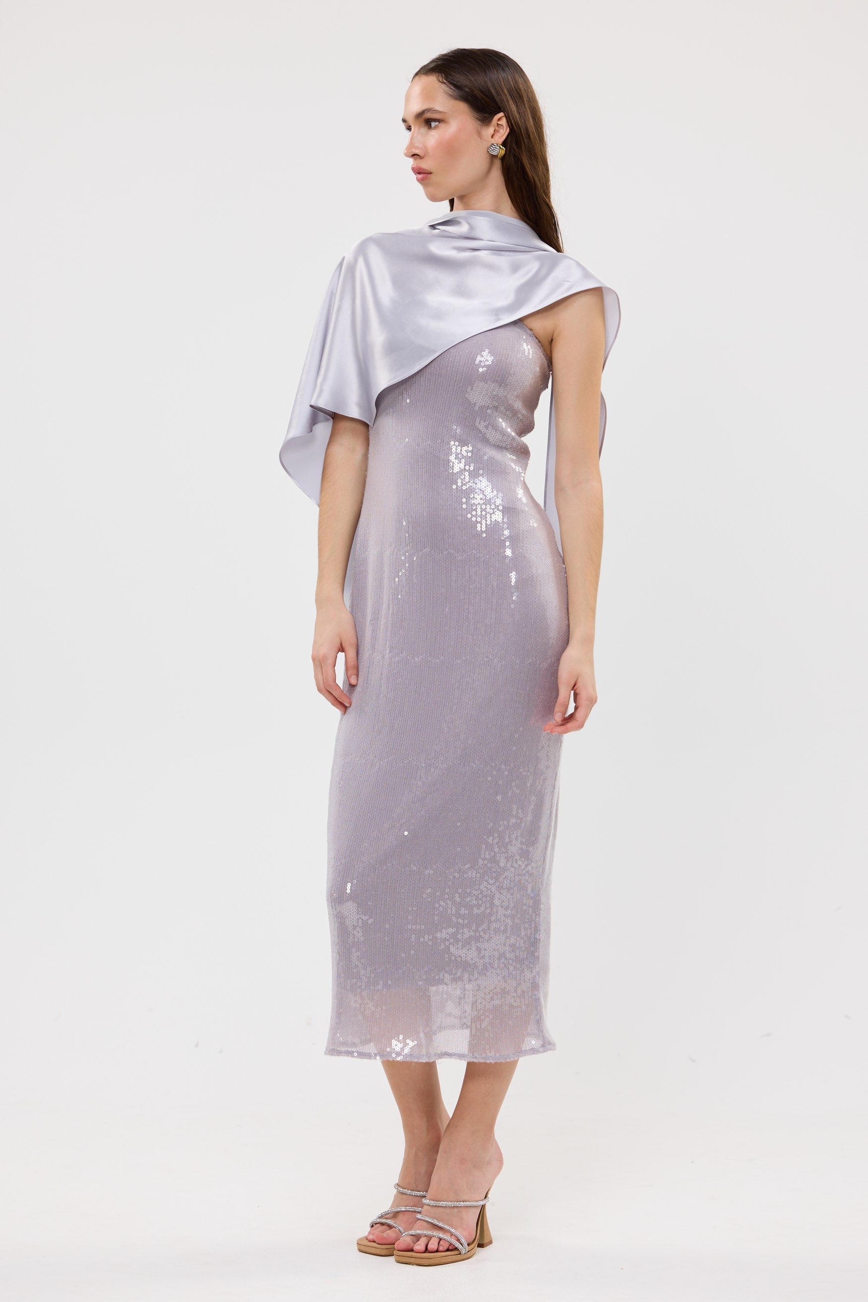 bubish Indy Sequin Dress - Silver DRESSES